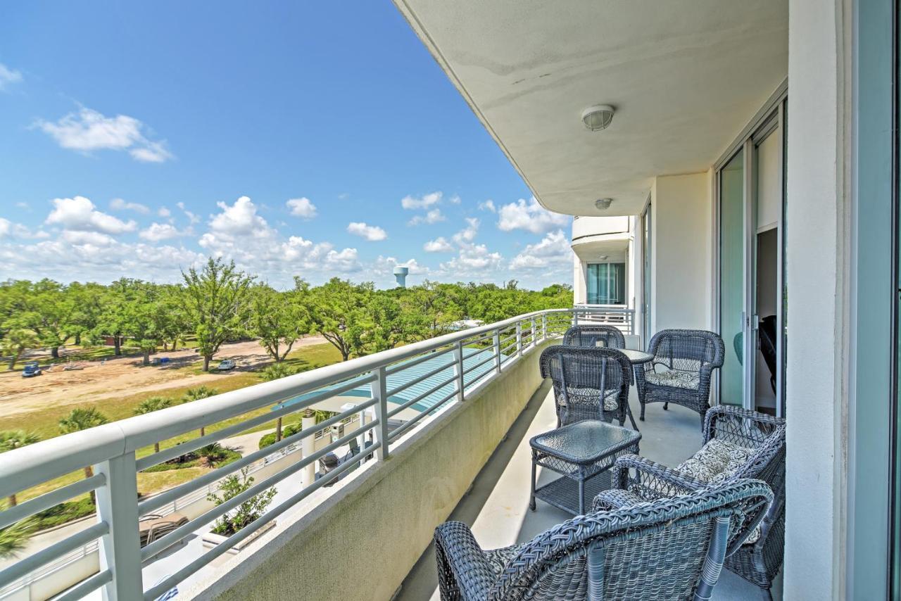 Beachside Biloxi Club Condo Balcony With Ocean View Exterior photo