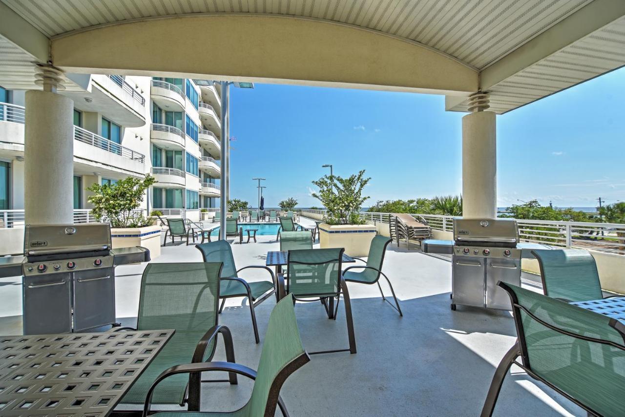 Beachside Biloxi Club Condo Balcony With Ocean View Exterior photo